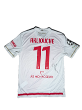 Maillot AS Monaco 2025-26 AKLIOUCHE #11 - Signé/Porté - PSG vs Monaco UCL
