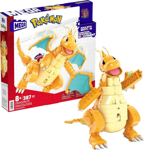 MEGA POKÉMON - DRACOLOSSE BUILD WITH MOTION (387 PIÈCES)