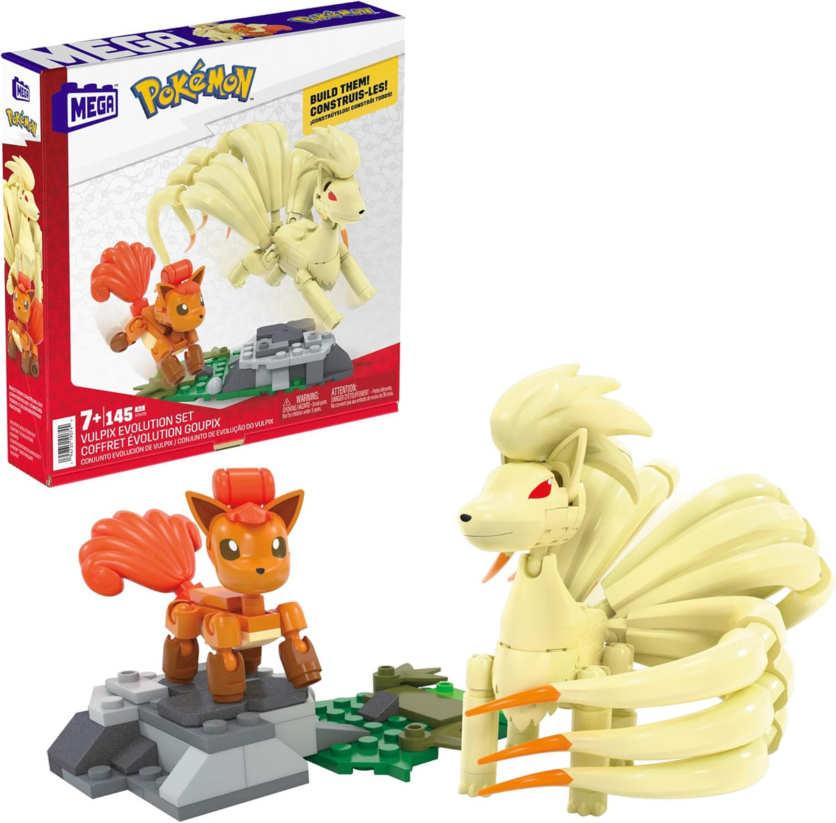 MEGA POKÉMON - GOUPIX COFFRET ÉVOLUTION (145 PIÈCES)