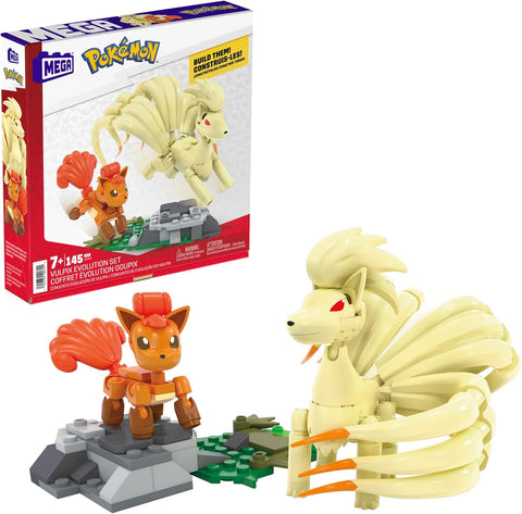 MEGA POKÉMON - GOUPIX COFFRET ÉVOLUTION (145 PIÈCES)