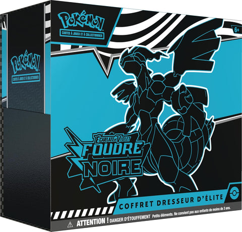 ETB POKÉMON - FOUDRE NOIRE (COFFRET DRESSEUR D'ÉLITE)
