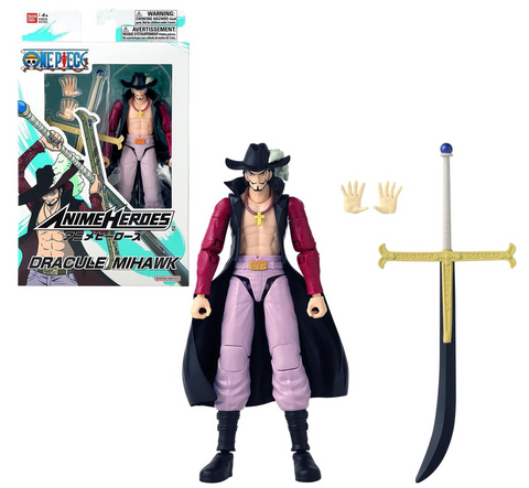 FIGURINE ANIME HEROES - DRACULE MIHAWK (ONE PIECE)