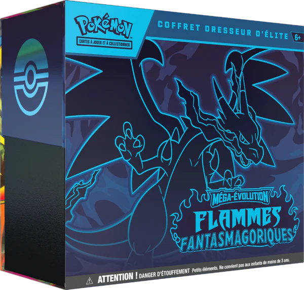 ETB POKÉMON - FLAMMES FANTASMAGORIQUES MEGA EVOLUTION (COFFRET DRESSEUR D'ÉLITE)