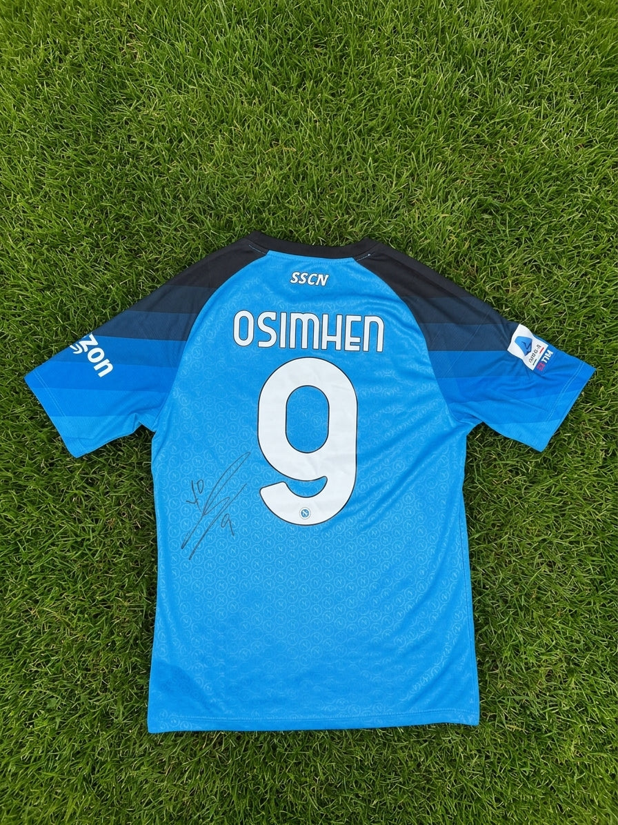 Maillot Naples 2022-23 OSIMHEN #9 - Signé