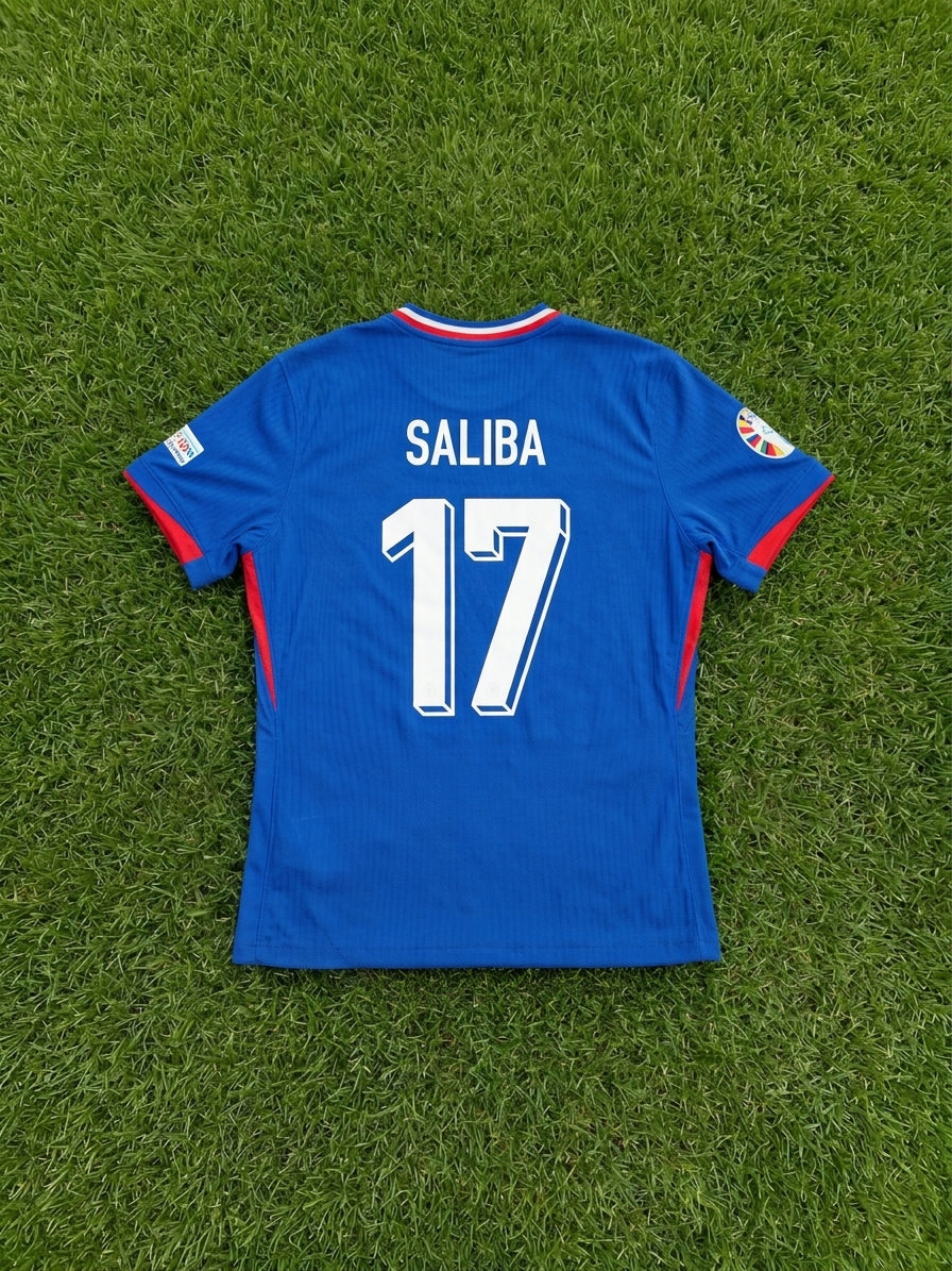 Maillot France 2024-25 SALIBA #17 - Porté France vs Croatie 23/03/2025