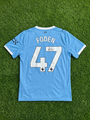 Maillot Manchester City FODEN #47 - Signé