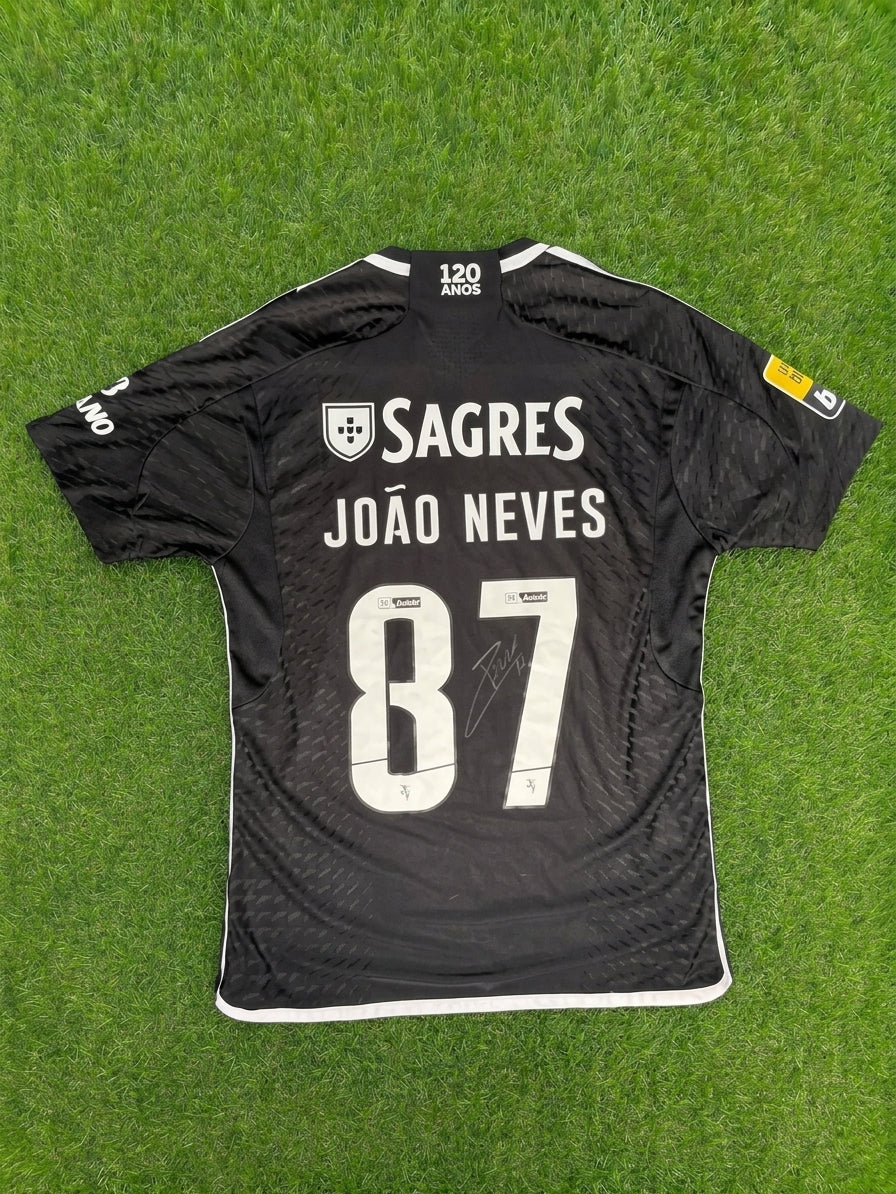 Maillot Benfica 2023-24 JOÃO NEVES #87 - Signé