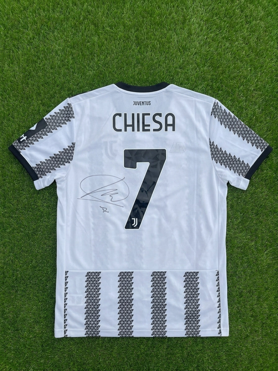 Maillot Juventus 2022-23 CHIESA #7 - Signé