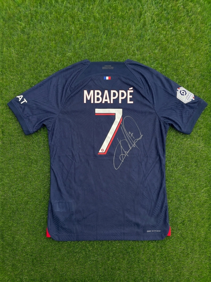 Maillot PSG 2022-23 MBAPPÉ #7 - Signé