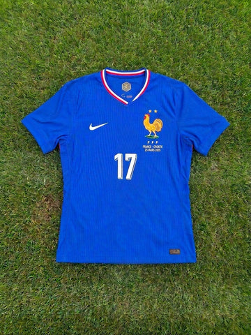 Maillot France 2024-25 SALIBA #17 - Porté France vs Croatie 23/03/2025