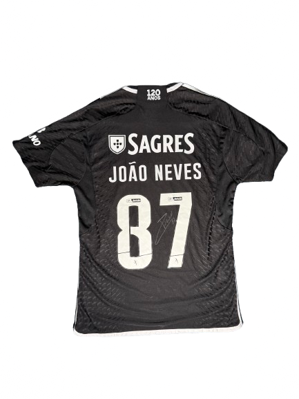 Maillot Benfica 2023-24 JOÃO NEVES #87 - Signé