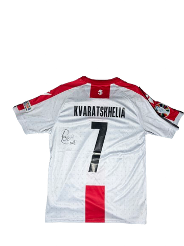 Maillot Géorgie 2023-24 KVARATSKHELIA #7 - Signé