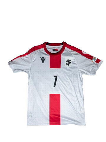 Maillot Géorgie 2023-24 KVARATSKHELIA #7 - Signé
