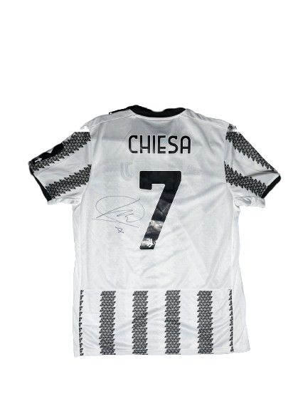 Maillot Juventus 2022-23 CHIESA #7 - Signé
