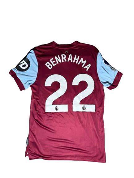 Maillot West Ham 2022-23 BENRAHMA #22 - Signé