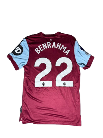 Maillot West Ham 2022-23 BENRAHMA #22 - Signé