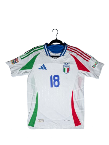Maillot Italie Euro 2024 BARELLA #18 - Signé