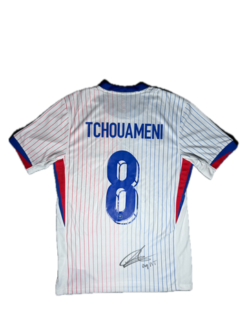 Maillot France Euro 2024 TCHOUAMÉNI #8 - Signé