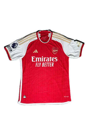 Maillot Arsenal 2023-24 SALIBA #2 - Signé par l'équipe
