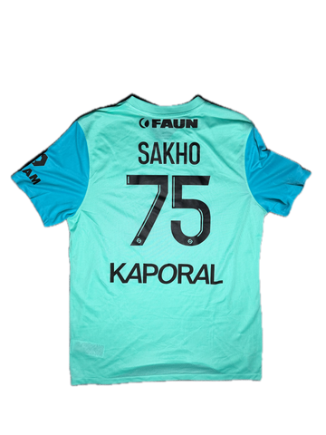 Maillot Montpellier 2023-24 SAKHO #75 - Porté Lorient vs Montpellier L1