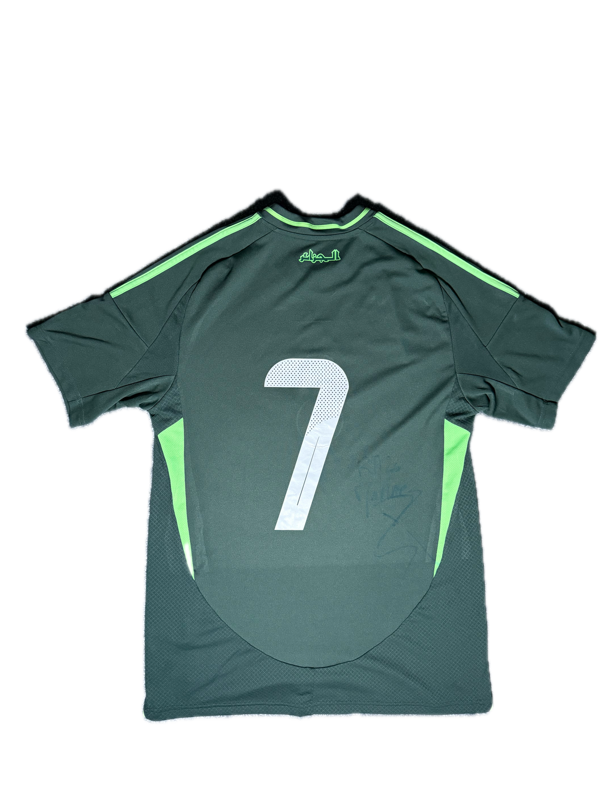 Maillot Algérie 2024-25 MAHREZ #7 - Signé & Porté Togo vs Algérie CAN