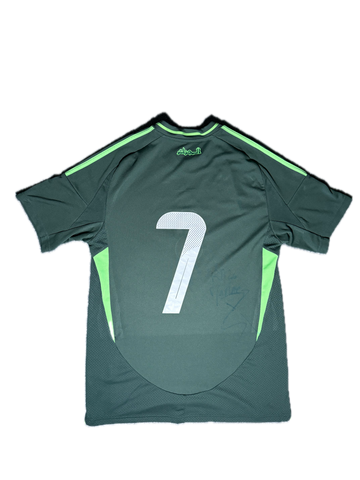 Maillot Algérie 2024-25 MAHREZ #7 - Signé & Porté Togo vs Algérie CAN