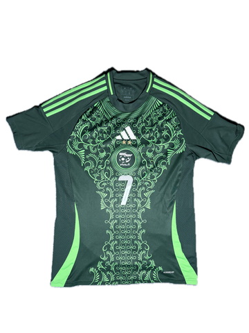 Maillot Algérie 2024-25 MAHREZ #7 - Signé & Porté Togo vs Algérie CAN