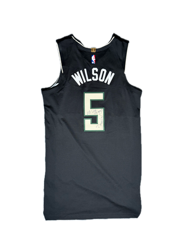 Maillot Milwaukee Bucks WILSON #5 - Signé & Porté NBA Statement Edition