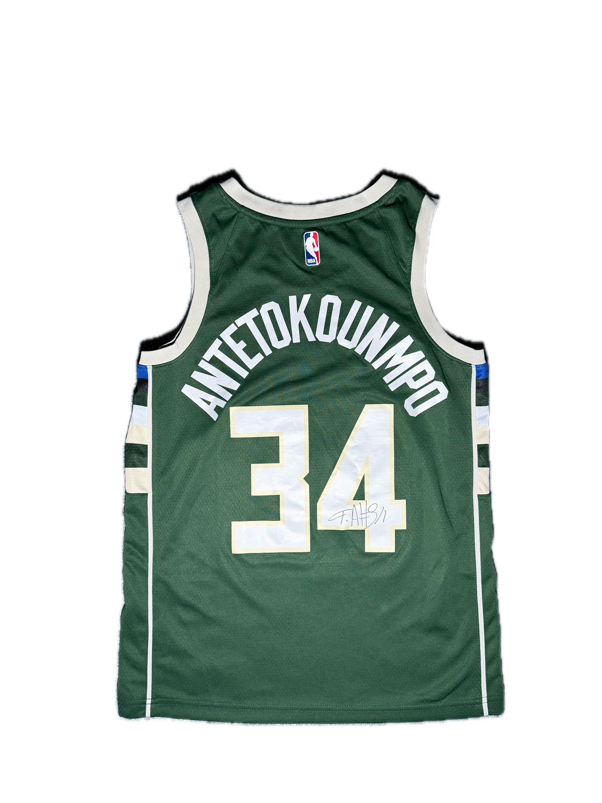 Maillot Milwaukee Bucks ANTETOKOUNMPO #34 - Signé