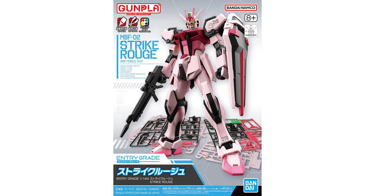 GUNPLA ENTRY GRADE 1/144 - MBF-02 STRIKE ROUGE (GUNDAM SEED)
