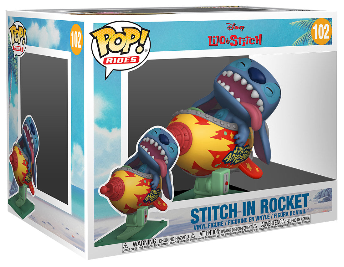FUNKO POP! RIDES - STITCH IN ROCKET #102