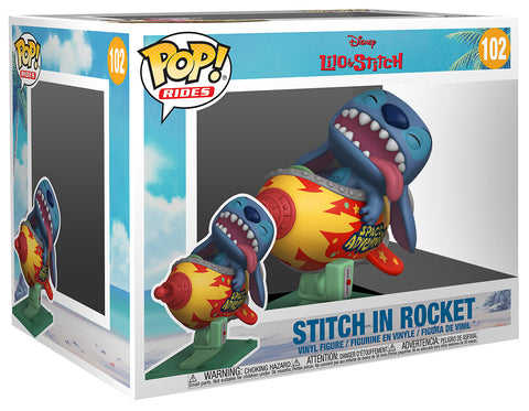 FUNKO POP! RIDES - STITCH IN ROCKET #102