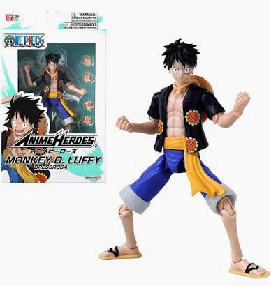 FIGURINE ANIME HEROES - MONKEY D. LUFFY DRESSROSA (ONE PIECE)
