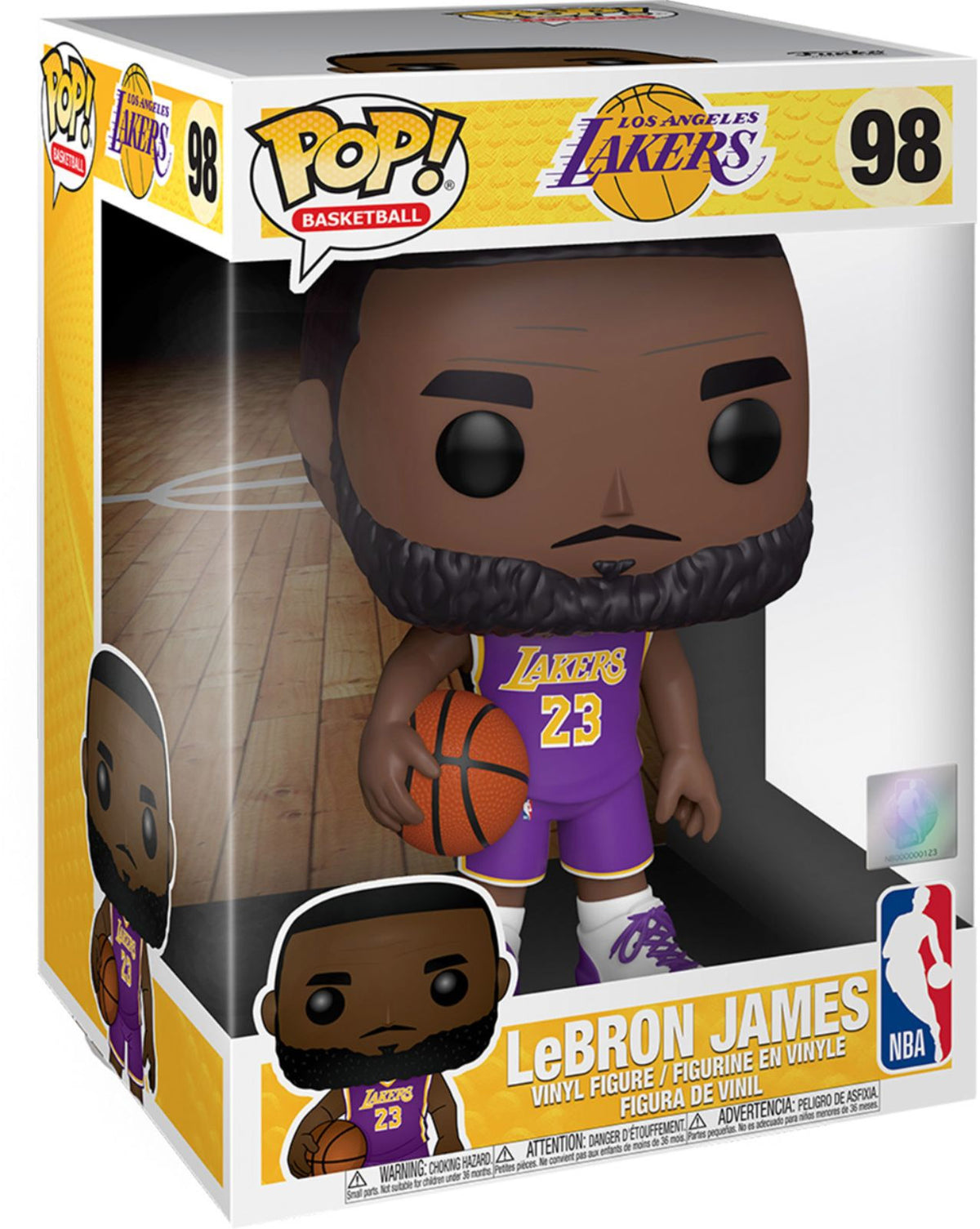 FUNKO POP! BASKETBALL - LEBRON JAMES LAKERS 25CM #98