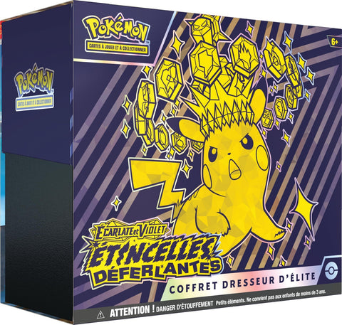 ETB POKÉMON - ÉTINCELLES DÉFERLANTES (COFFRET DRESSEUR D'ÉLITE)